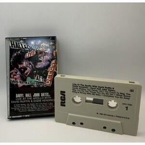 HALL & OATES Live at the Apollo - Cassette Tape Album 1985 PK87035